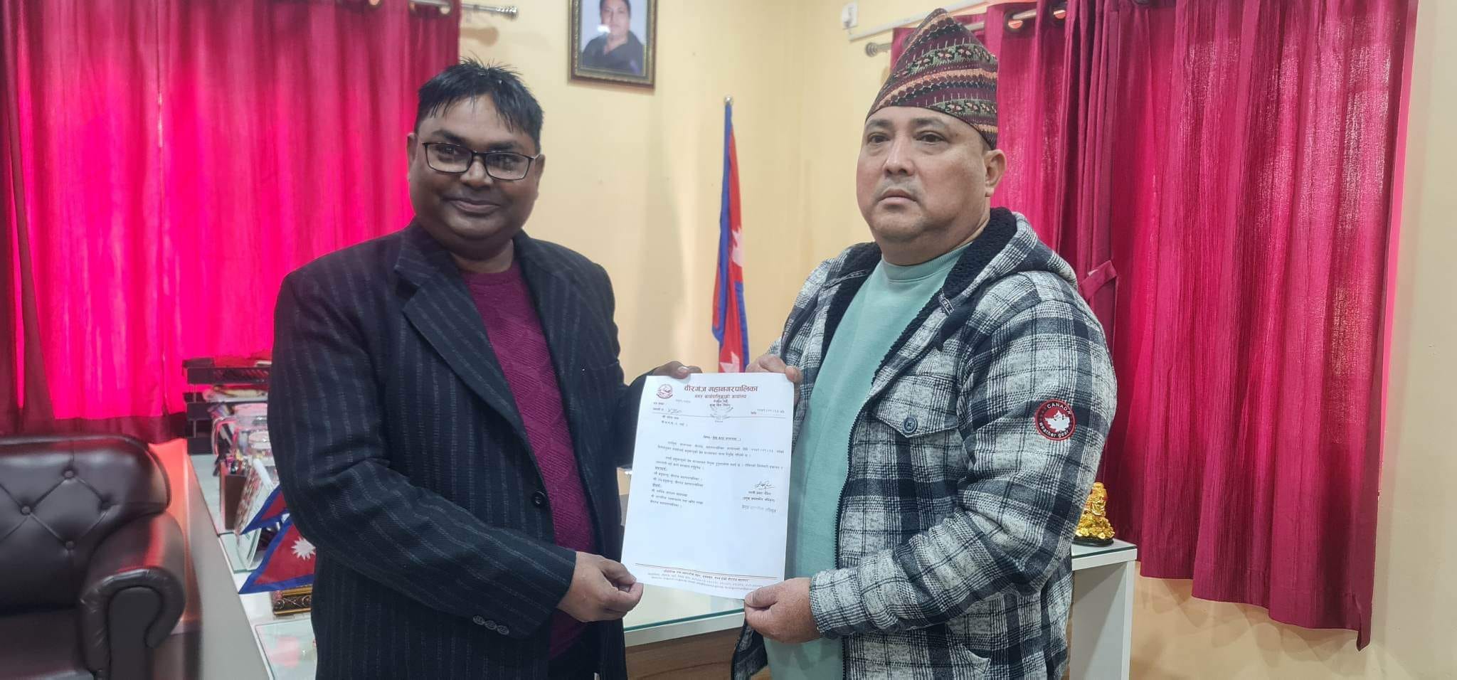 वीरगञ्ज महानगर प्रमुख सिंहको प्रेस सल्लाहकारमा दास नियुक्त 